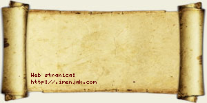 Una Božić vizit kartica